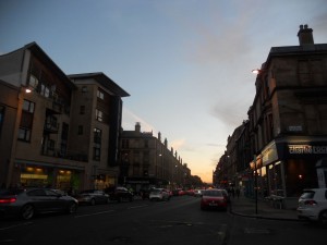 Byres Road, the main shopping street of the West End