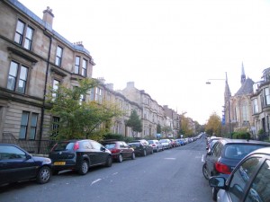Leafy street in the West End