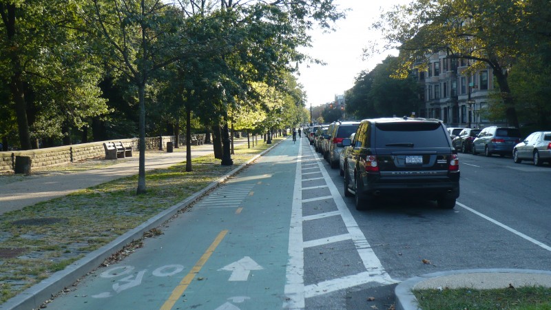 NY bicycle lane