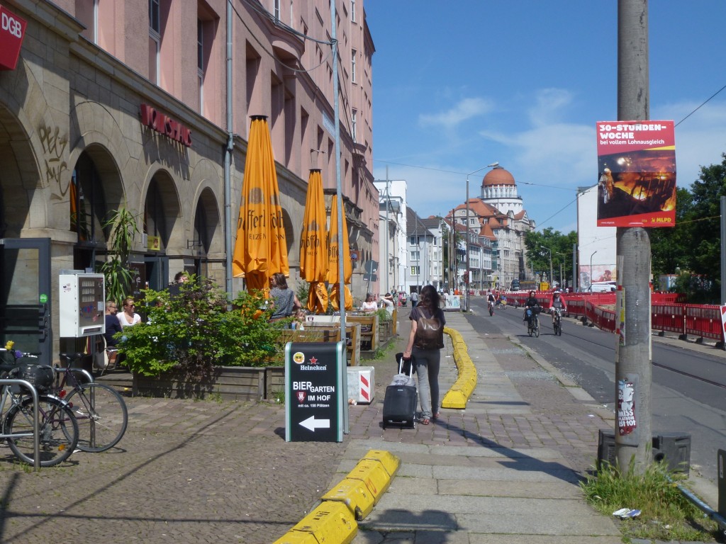 Gentrified: the Karl-Liebknecht-Straße, also known als 'KarLi'