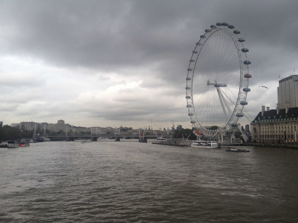 The Southbank as seen from the Westminster Bridge. (Source: Katherine VanHoose) 