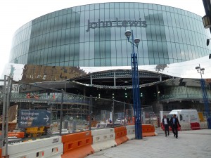 The new John Lewis department store, part of the new Grand Central shopping mall (Photo: Marco Bontje)