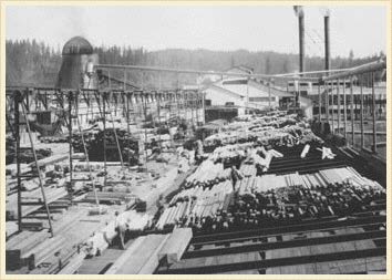 Portland’s largest lumber mill- 1903. Photo by Portland Lumber Association
