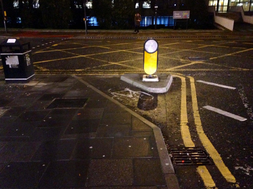 Fragmented cycle infrastructure: Probably Newcastle’s shortest cycle track (Picture by author)