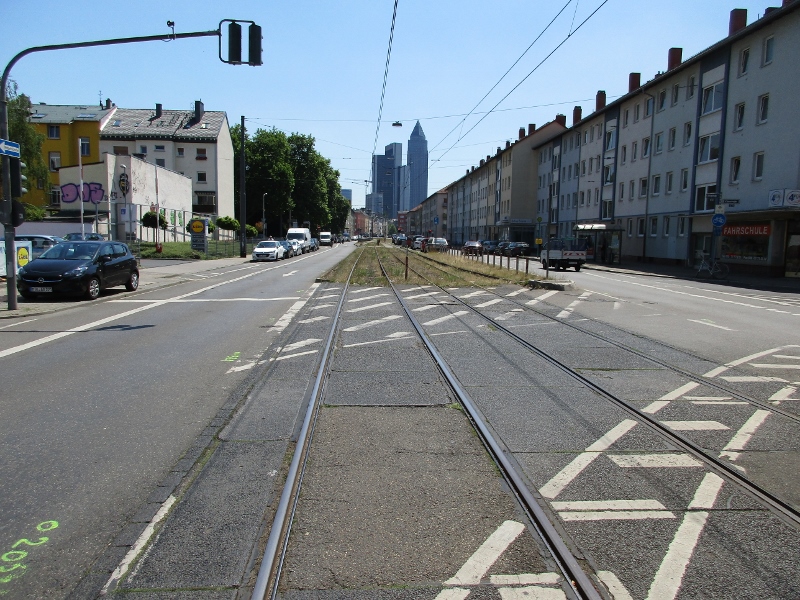The wide and open Schlossstrasse