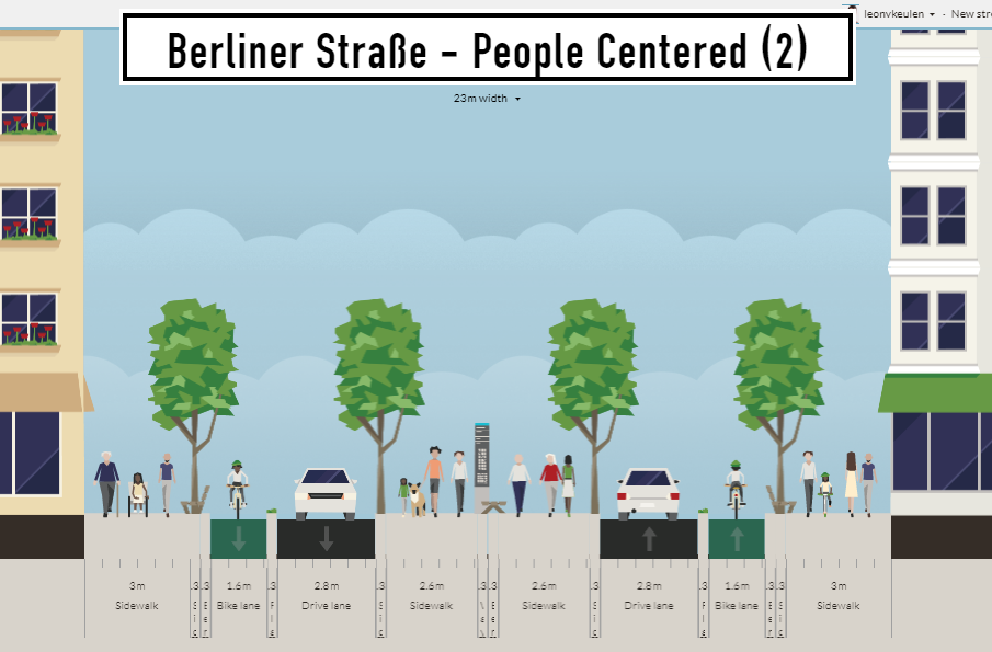 Berliner Straße - Scenario #2