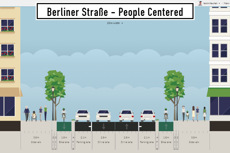 Berliner Straße - Scenario #1
