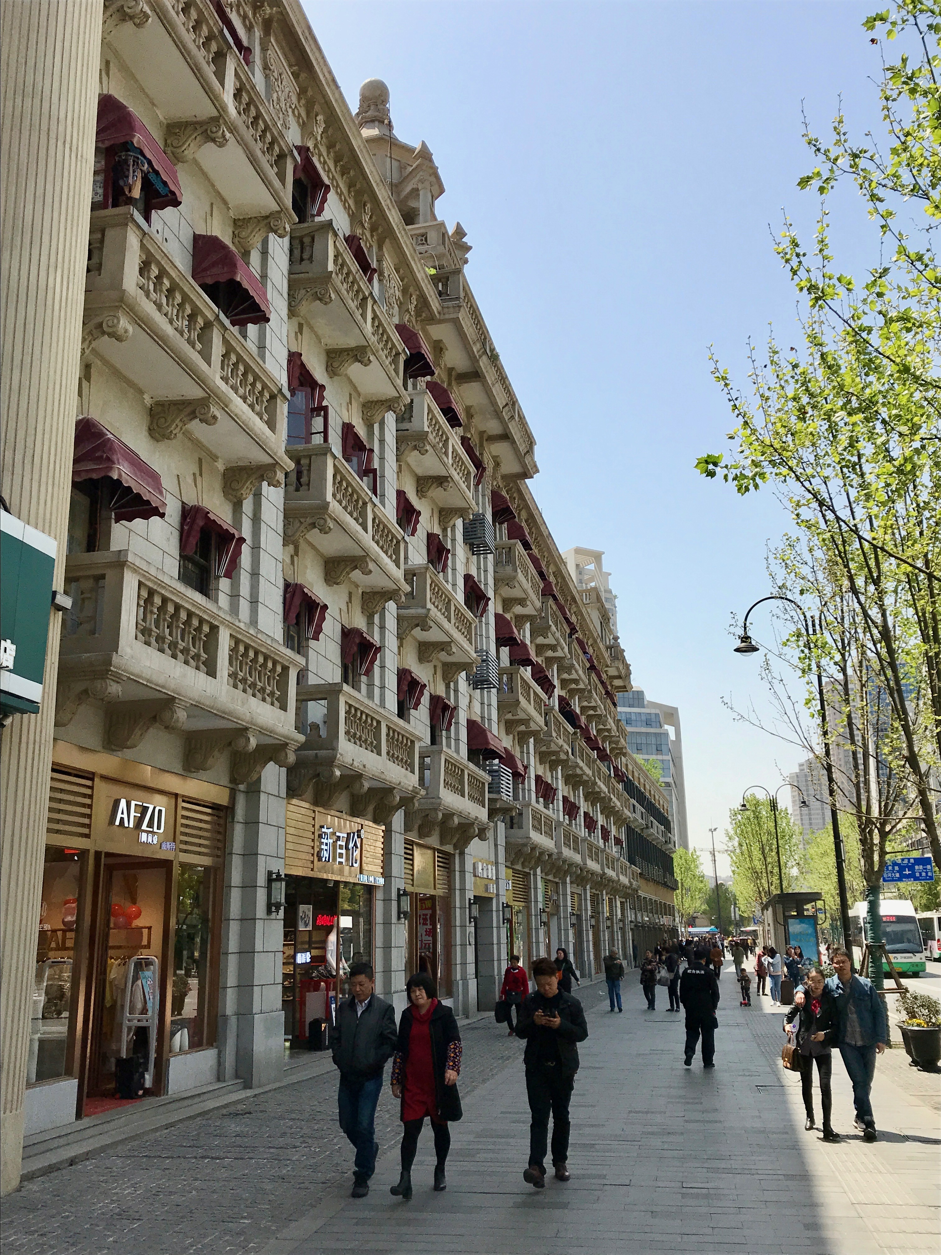 European architecture is prominent along Zhongshan Avenue (Photo: Carl Hooks)